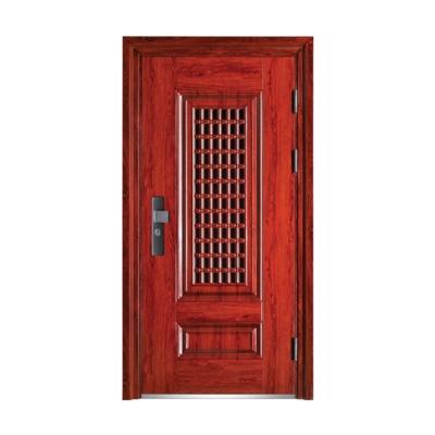 China Exterior modern security factory double-layer steel door with security steel doors for sale