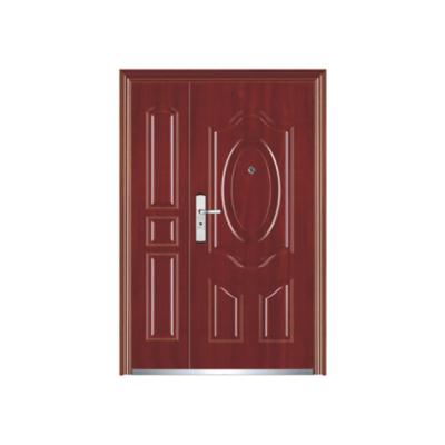 China Best Price Chinese European Security Steel Entry Door With Aluminum Strip Main Entry Door for sale