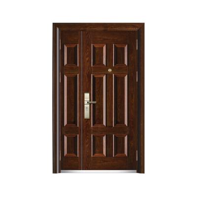 China Chinese Residential Steel Doors Steel Security Door Main Entry Metal Door Design for sale