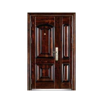 China Factory Price Chinese Hot Sale Home Security Steel Single Leaf Door Exterior Front Entrance for sale