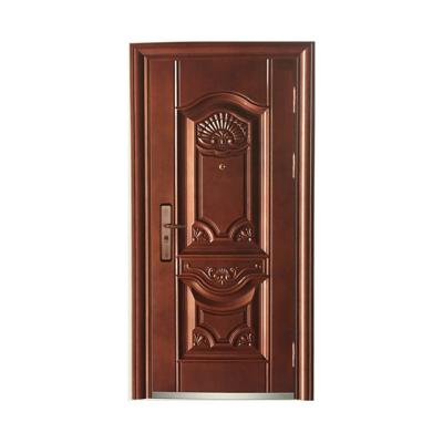 China Security Chinese Steel Door Front Entrance Front Entry Design For Residential Exterior for sale