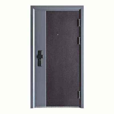 China Modern Wholesale Lightweight Luxury Construction 10cm Smart Steel Doors For Project for sale