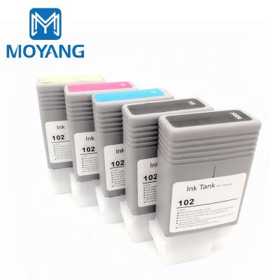 China MoYang PFI-102 COMPATIBLE compatible ink cartridge for Canon iPF500/iPF510/iPF600/PF610/iPF700/iPF710 printer for sale