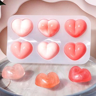 China Viable Heart Silicone Mold Drop Silicone Mold Resin Pendant Mold for DIY Necklace and Earrings Stick Resin Jewelry Making for sale