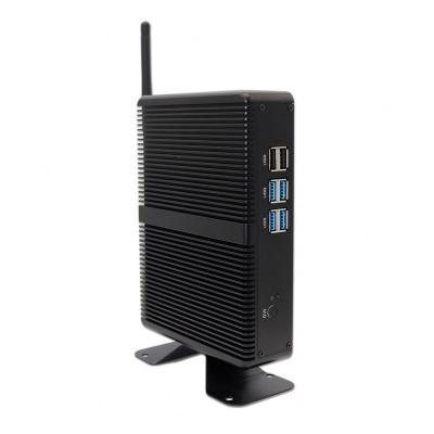 China For Win10/LINUX Fanless Mini Pc Hot Business Portable Desktop Computer For Home/Office/School For i3 7020U With HD VGA 4K Display for sale