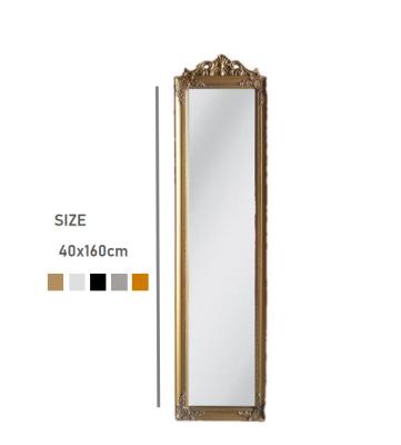 China Minimalist Mirror Gold Integral Bedroom Luxuri Vanity Mirror for sale