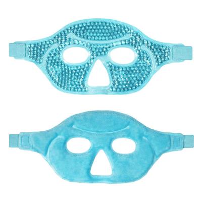 China Non-Toxic Gel Ice Pack Customize Shape Pack Reusable Cold-Hot Mask For Face/Body Therapy for sale