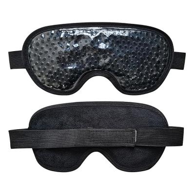 China Non-Toxic Ice Half Face / Eye Mask Heated Hot Cooling Reusable Gel Beads Ice Pack for sale