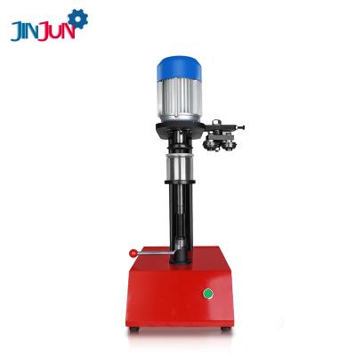 China JINJUN Food Factory Price Manual Small Box Machine Beverage Beer Can Sealing Machine Plastic Tin Can Sealer for sale