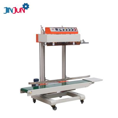 China JINJUN-1680 Food Bag Vertical Automatic Continuous Large Film Bag Sealing Machine Plastic Aluminum Rice Grain Sealer for sale