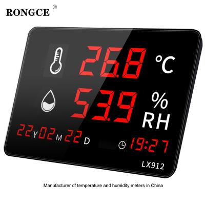 China Direct indoor electronic indoor digital display temperature and humidity meter hygrometer termometro temperature and humidity sensor factory supply LX915 for sale