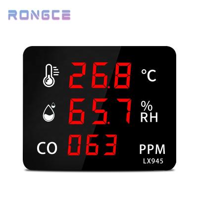 China Industrial Alarm Function Indoor Hygrometer Temperature Meter Concentration Carbon Monoxide Co Temperature Measuring Instrument 210*170*25mm for sale