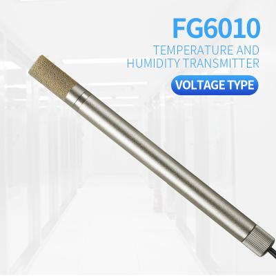 China High Quality Aluminum Alloy Pipeline Temperature And Humidity Sensor High Temperature Resistant Transmitter With Voltage Output for sale