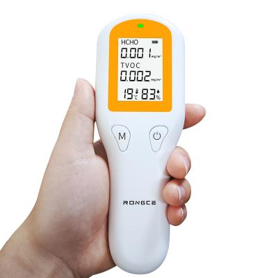 China Good Quality Multifunction Air Quality Monitor Digital Home Temperature Humidity Formaldehyde Detector Handheld Gas Analyzer 160*55*20mm for sale