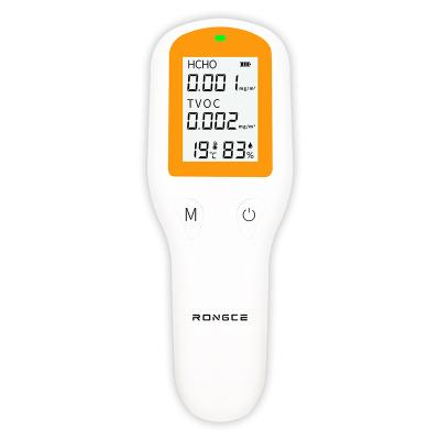 China Hot Selling High Precision Digital Air Quality Monitor Room Air Formaldehyde Temperature Humidity TVOC Handheld Gas Analyzer 160*55*20mm for sale