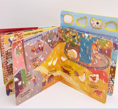 China paper & Wooden Cardboard Puzzle Book With Sound Book Printing for sale