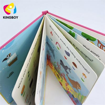 China paper & Cardboard Lift Up Flap Book Panel Book Children Book Printing for sale