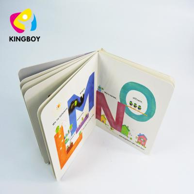 China paper & Good Quality Cardboard Board Book For Kids English Letter Learning Book Printing for sale