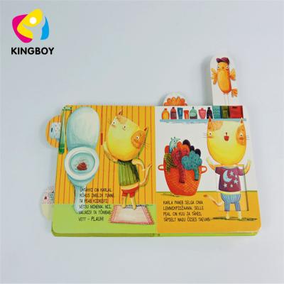 China paper & Cardboard Kids Activity Book Pull and Push Book Board Book Printing for sale