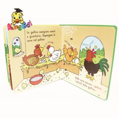 China paper & Cardboard Touch and Feel Book with Sound Package Book Book Printing for sale