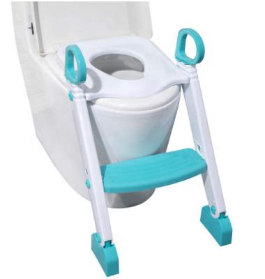 China Baby Care Soft Potty Seat Kids Portable Toilet Ladder Baby Potties Potty Training Seat with Step Ladder for sale