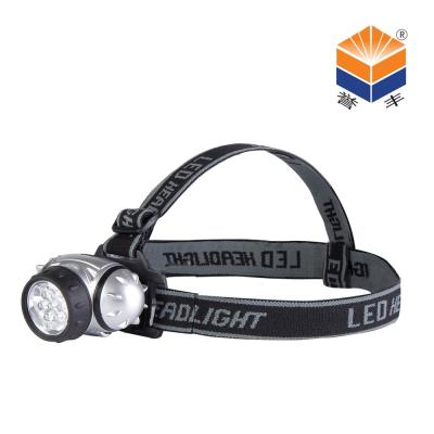 China Waterproof headlamp 7 led projector headlamp head lamp camping led headlight for sale