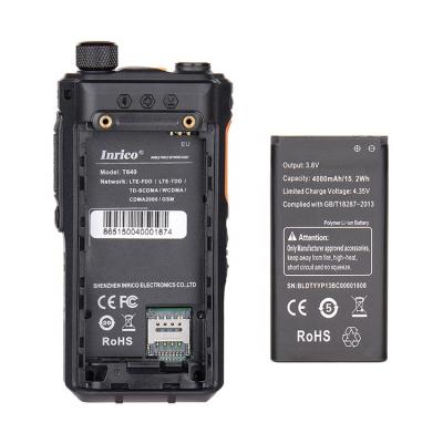 China Inrico B-50G walkie talkie lithium battery for 2G/3G/4G T520 wireless radio 78*9*41mm for sale