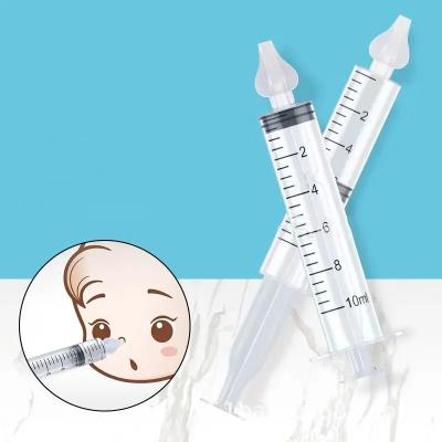 China 10ml Nasal Lavage Syringe Infant Nasal Irrigator PP Silicone Nose Aspirator en venta