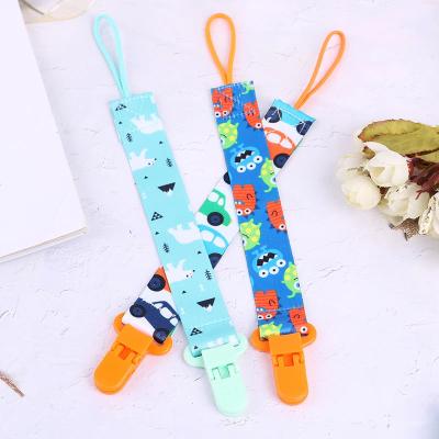 Κίνα Macrame Pacifier Chain Clip Leather Beads Baby Pacifier Clip Length 35cm προς πώληση