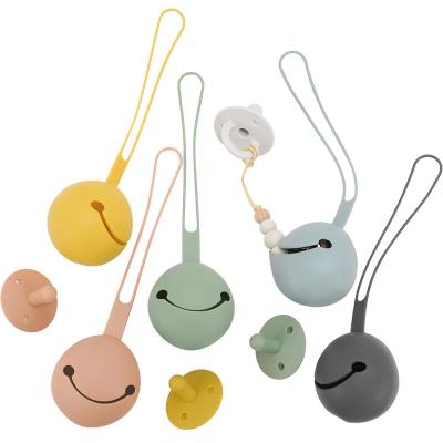 中国 Soft Pacifier Case Holder Food Grade Waterproof Feeding Nipple Case 販売のため