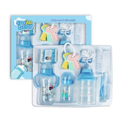 China Hot Selling High Quality PP Material Big Feeding Bottle Gift Set Children's Food Supplement Bottle Baby Bottle Set for sale