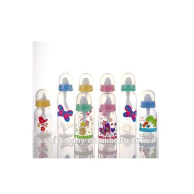 China portable silicone label milk baby bottle custom sublimation feeding baby bottle With Handle for sale