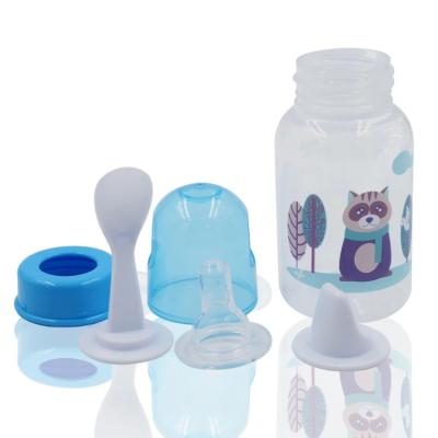 China Wide Neck Baby Feeding Bottle PP Material Eco Friendly Skidproof Te koop