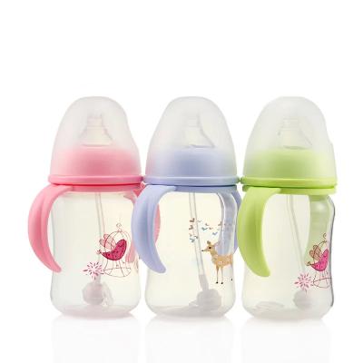 China Unbreakable Sipper Bottle For Milk Safety Bumper Protection BPA Free Te koop