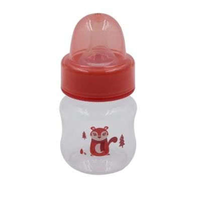 China 60ml Bpa Free Standard Neck Baby Nursing Bottle Animal Print Pattern Sublimation Small Baby Bottle zu verkaufen