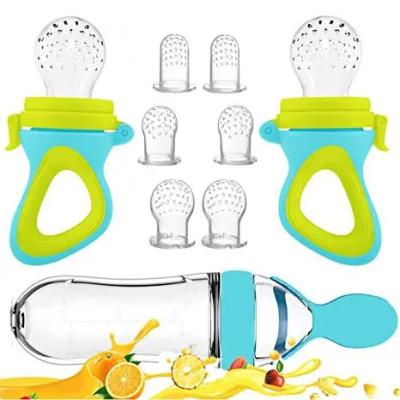 China Baby Food Feeder Pacifier Infant Fruit Teether Soother Teething Toy Silicone Fresh Fruit Feeder Pacifier Set zu verkaufen