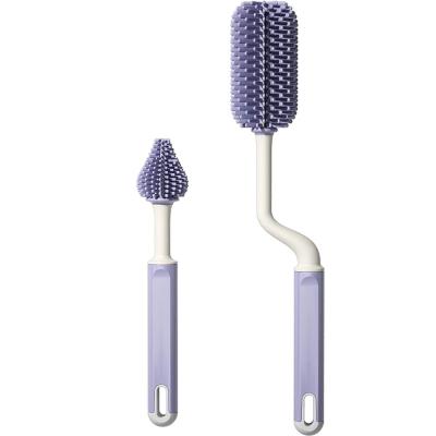 China Cleaner Feeding Bottle Brush 360 Degree Rotating Brush For Washing Bottles zu verkaufen