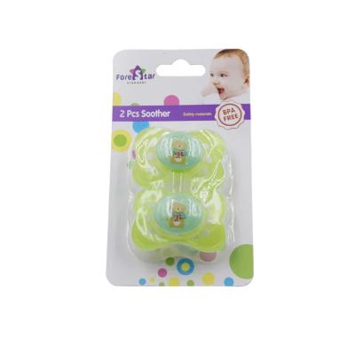 中国 Funny Silicone Infant Pacifier Cartoon Nipple Baby Soother Pacifier 販売のため