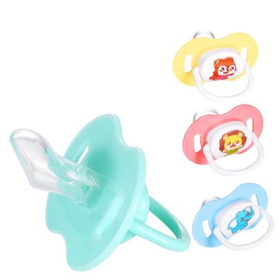 中国 Sublimation Organic Silicone Nipple Pacifier Personalized Baby Bottle Soother 販売のため