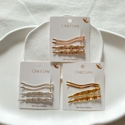 China Hair clips Hot Selling Metal Simple and Elegant Styles  Hair Clips female for sale