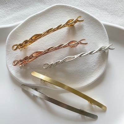 China Fashion New Metal Chain Hair Clips Accessories Korean Gold Color Long Barrettes Hair Clips for Women Girls for sale