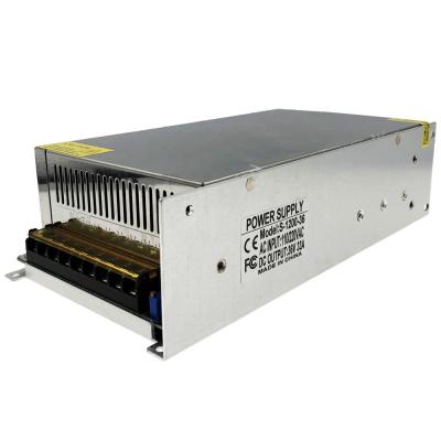 China 100v 240v dc power supply unit 36v1200w led change power supply 36v33a 36v 1200 watt power supply 242*125*65MM for sale