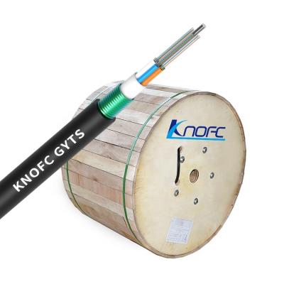 China Underground/duct/KNOFC single mode 12/24/48 cores gyta fiber optic cabel aerial hot multi cabel communication cables for sale