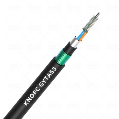 China Underground Armored / Conduit / Aerial Underground Steel Tape Communication Cable GYTA53 KNOFC Fiber Optic Cable for sale