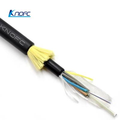 China KNOFC 24 Core G652d Fiber 15mm Houses Adss Hot Prefabricated Aerial / Aerial 250m Cables for sale