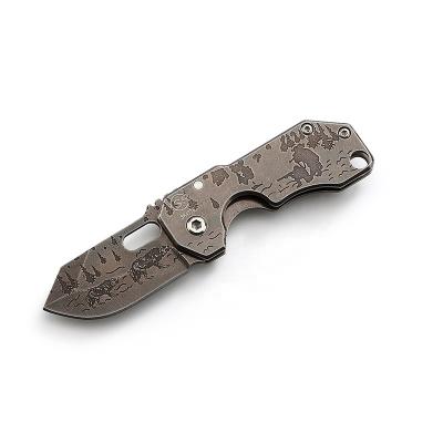 China Best Design 440 Stainless Steel Non-variable Blade Mini Outdoor Pocket Knife for sale