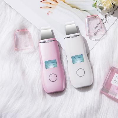 China Hot 2021 Machine 2021 Ultrasonic Facial Ultrasonic Facial Scrubber Skin Scrubber Facial Skin Scrubber Machine DEEP CLEANSING Device for sale