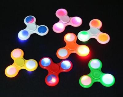 China Promotion Gift Led Fidget Spinner Toy With Flash , Unique Switch Design for sale