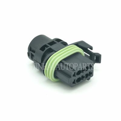 China Automotive Waterproof Car Electrical Auto Connector 211PC063S0003 2.8mm 6 Pin Female Housing Black for sale