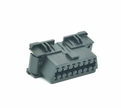 China Automotive Female 16 Way OBD Socket Housing for sale